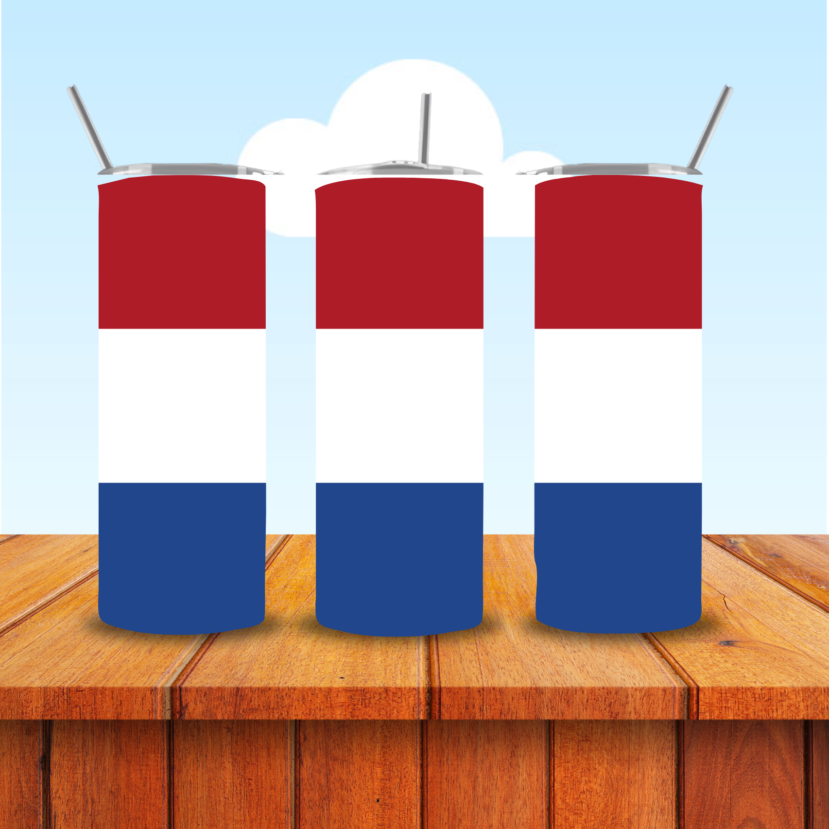 Tumbler met vlag